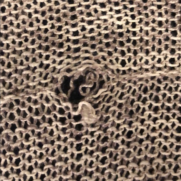 Grey/White crochet cardigan - Picture 7 of 7